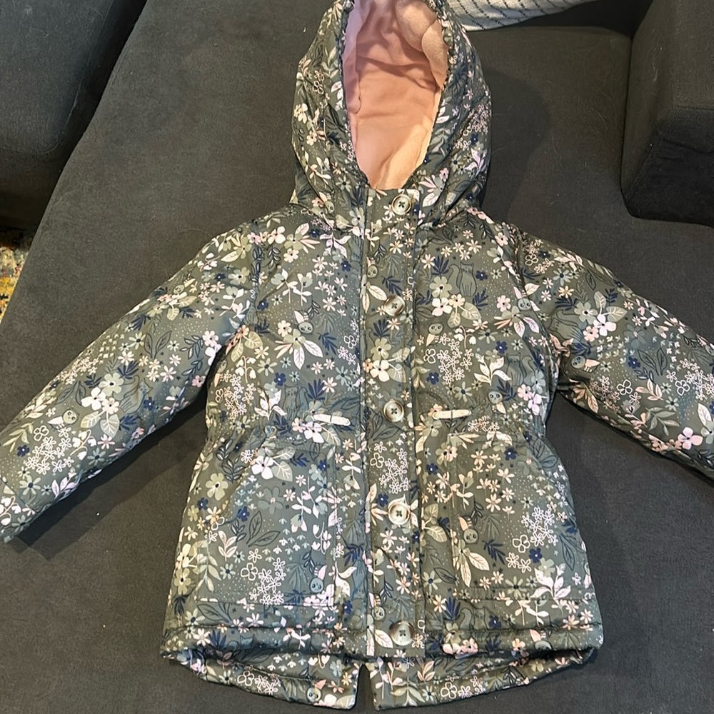 Carter’s 5T Girl Winter Jacket Double Lined